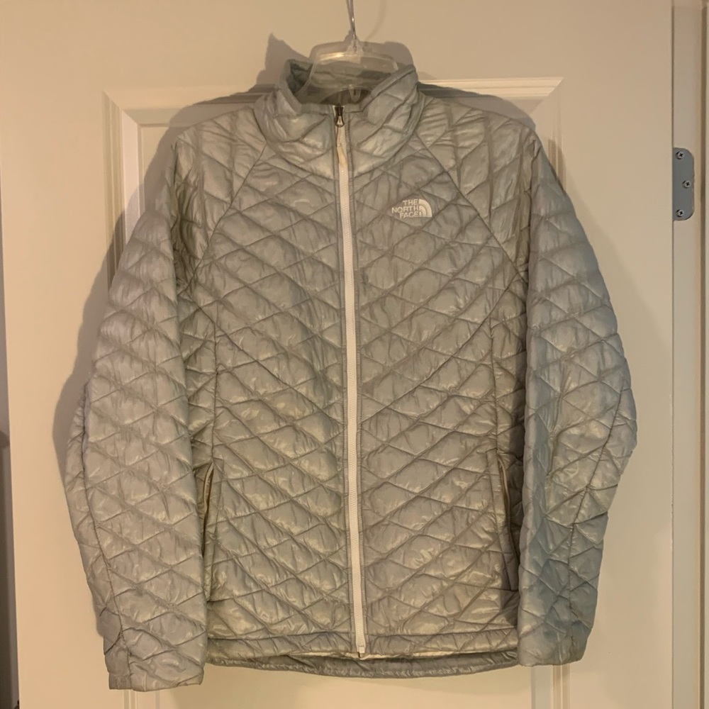 North face grey coat